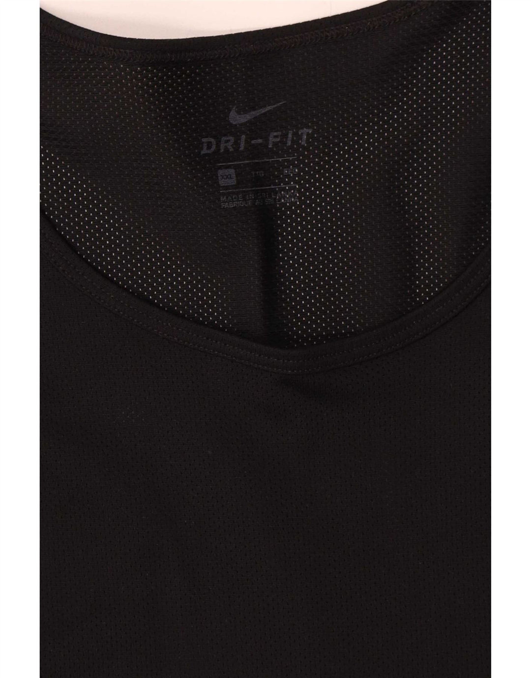 Nike Hommes Dri Fit Débardeur 2XL Noir Polyester