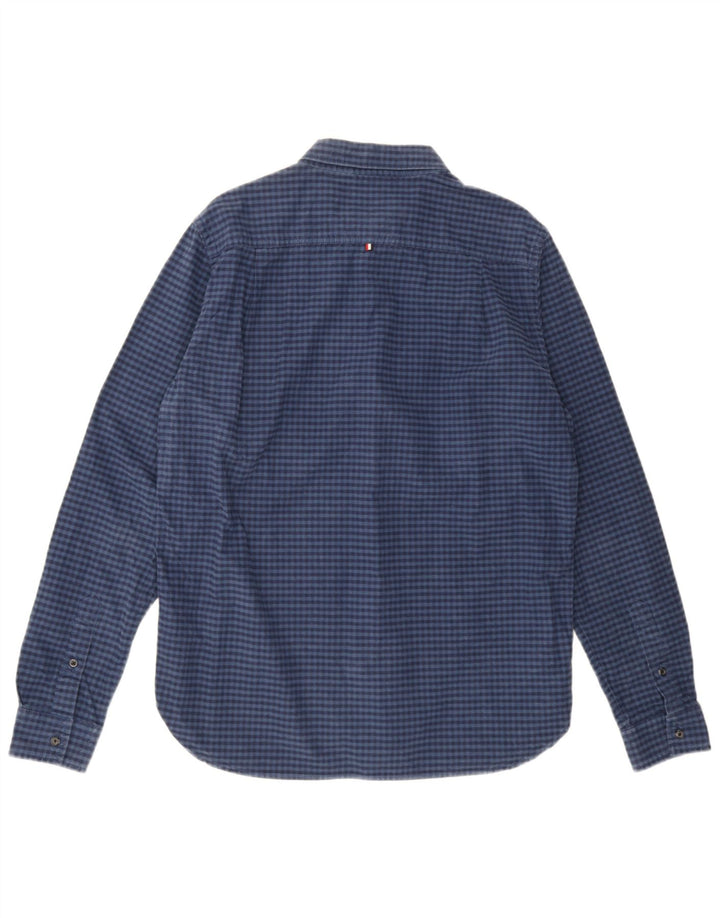 Superdry Chemise Homme XL Bleu Marine Vichy Coton