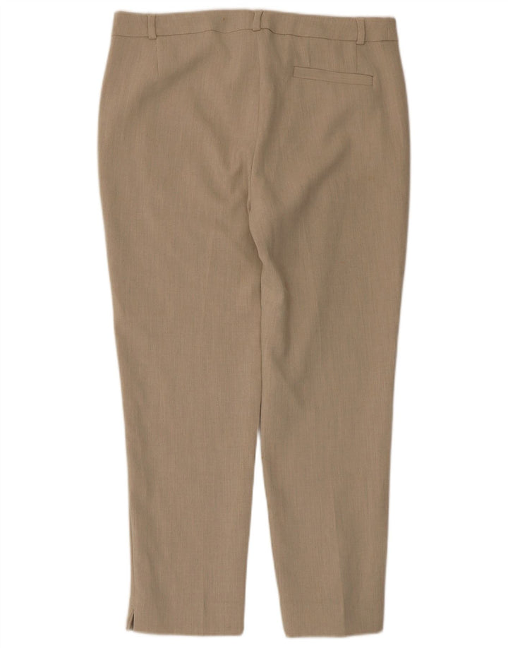 Marks & Spencer Pantalon court pour femme UK 12 Medium W32 L25 Beige