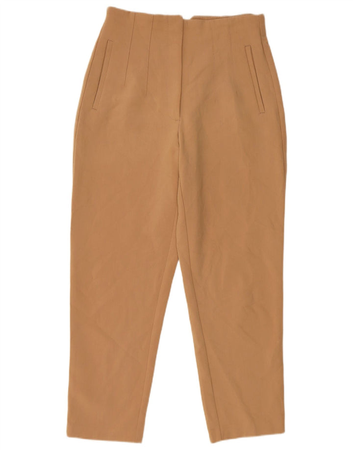 Pantalon De Costume Fuselé Zara Femme Moyen W28 L26 Beige
