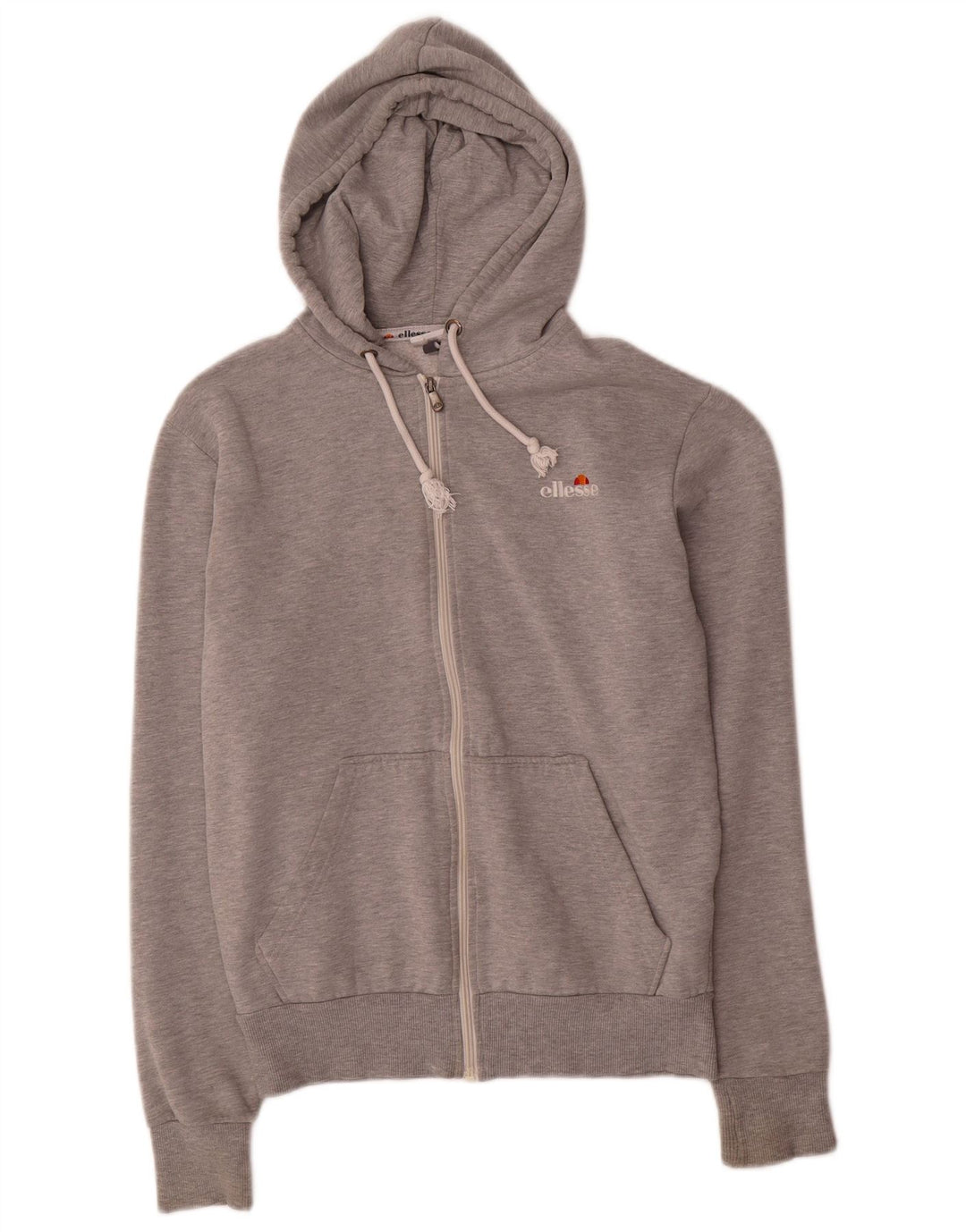 Ellesse Pull à capuche zippé pour homme Petit gris