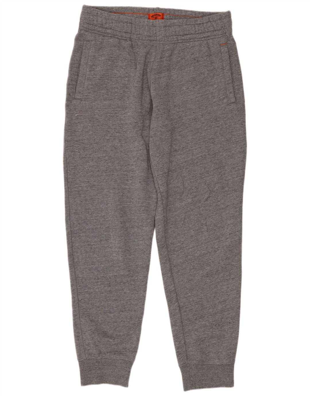 Superdry Pantalon De Survêtement Joggers Moyen Gris Moucheté Coton