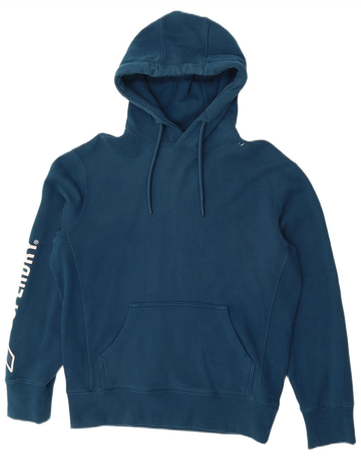 SUPERDRY Pull à capuche graphique pour hommes, petit coton bleu