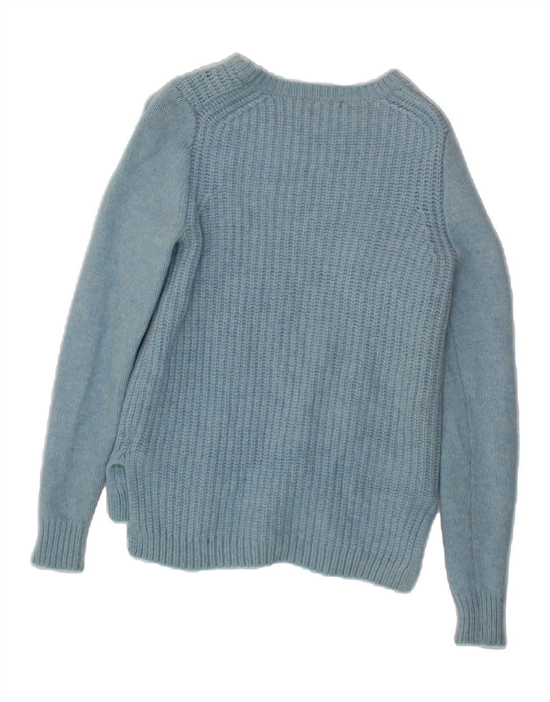 J. CREW Womens Boat Neck Jumper Sweater UK 10 Small Blue Wool Vintage J. Crew and Second-Hand J. Crew from Messina Hembry 