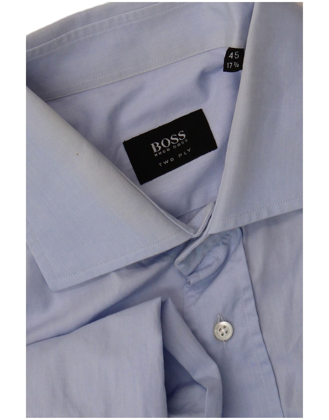 Hugo Boss Chemise Homme Taille 45 17 1/2 XL Bleu