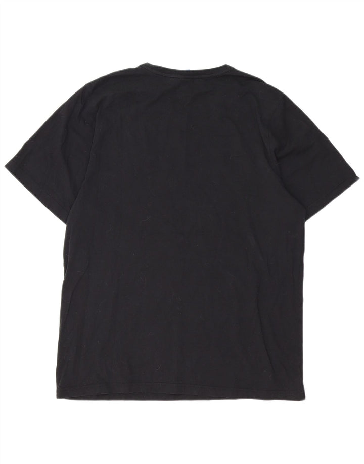 RUSSELL ATHLETIC T-Shirt Graphique Homme Haut 2XL Coton Noir