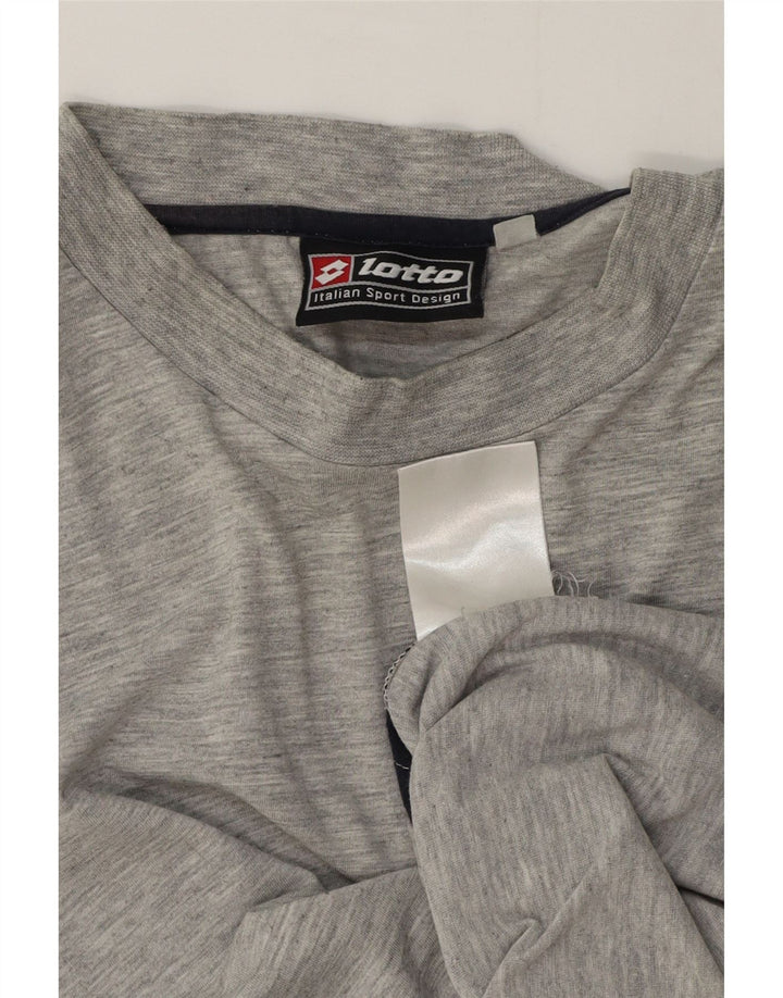 Lotto Débardeur Homme Gris Moyen Moucheté Coton