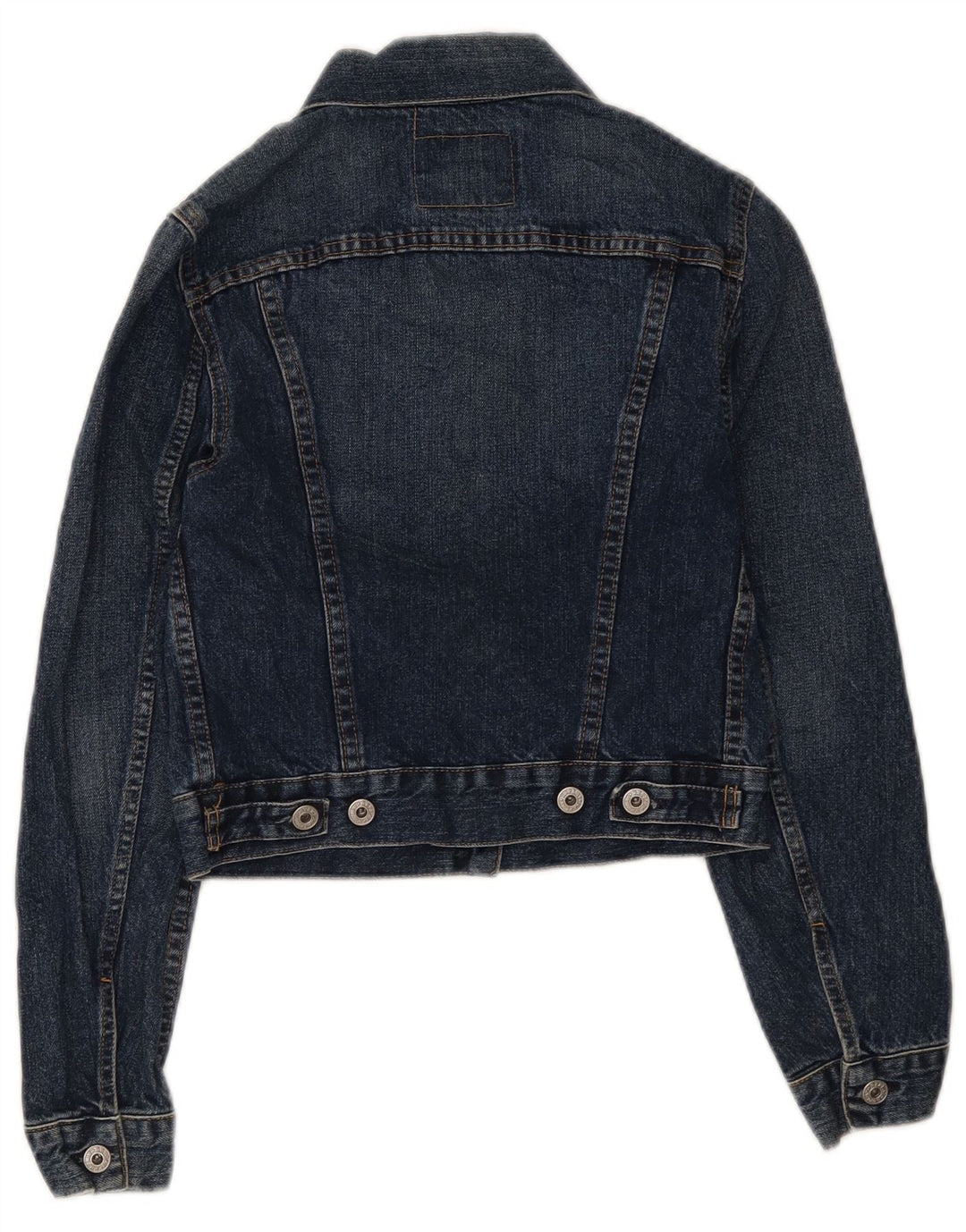 Replay Veste en jean courte pour femme UK 8 Small Bleu Coton