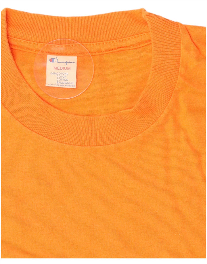 Champion T-Shirt Graphique Homme Orange Moyen Coton