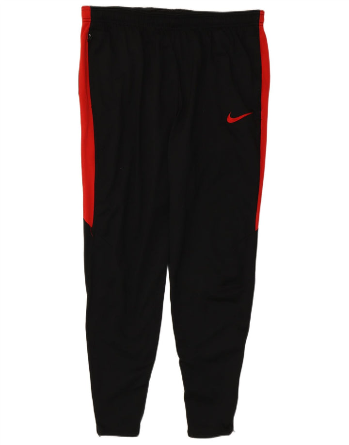 Nike Pantalon de survêtement Dri Fit XL pour homme en polyester color block noir