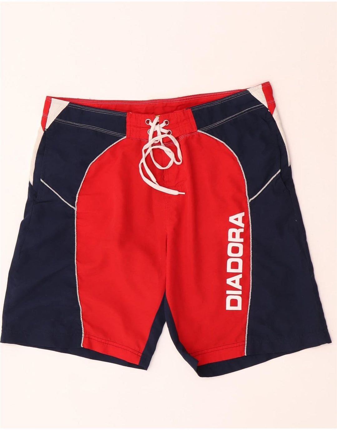 Diadora Short de Bain Graphique XL Rouge Homme Colorblock Polyester