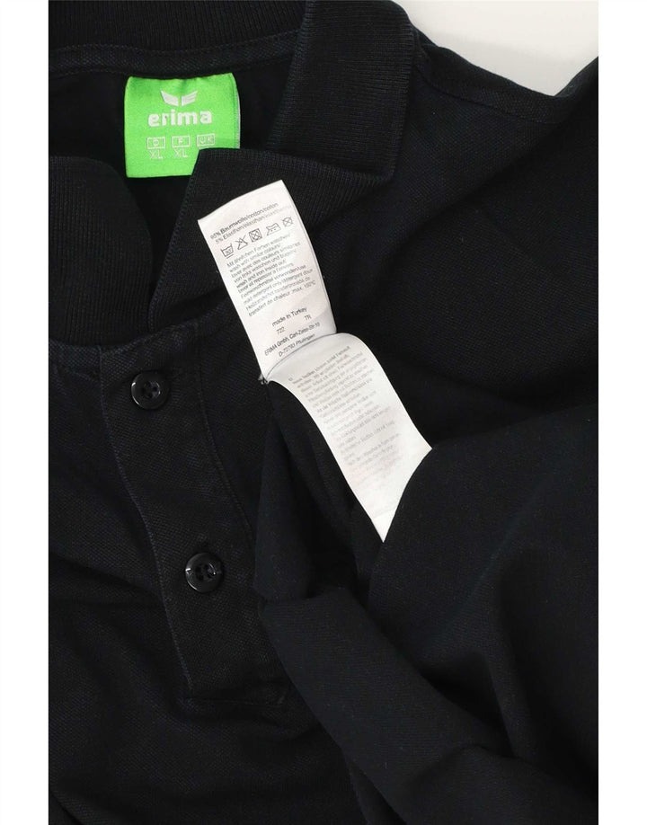Erima Polo Homme XL Noir Coton