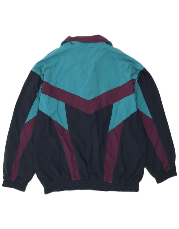 ETIREL Veste de survêtement coupe ample pour homme IT 50 Bleu moyen Colourblock