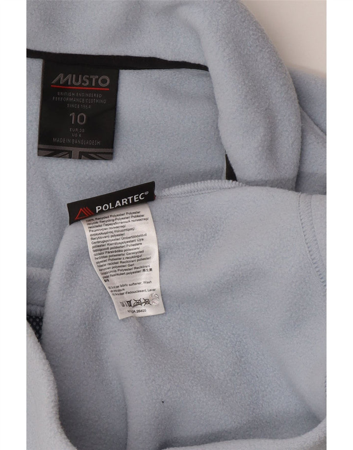 Musto Veste Polaire Femme UK 10 Petit Bleu Polyester