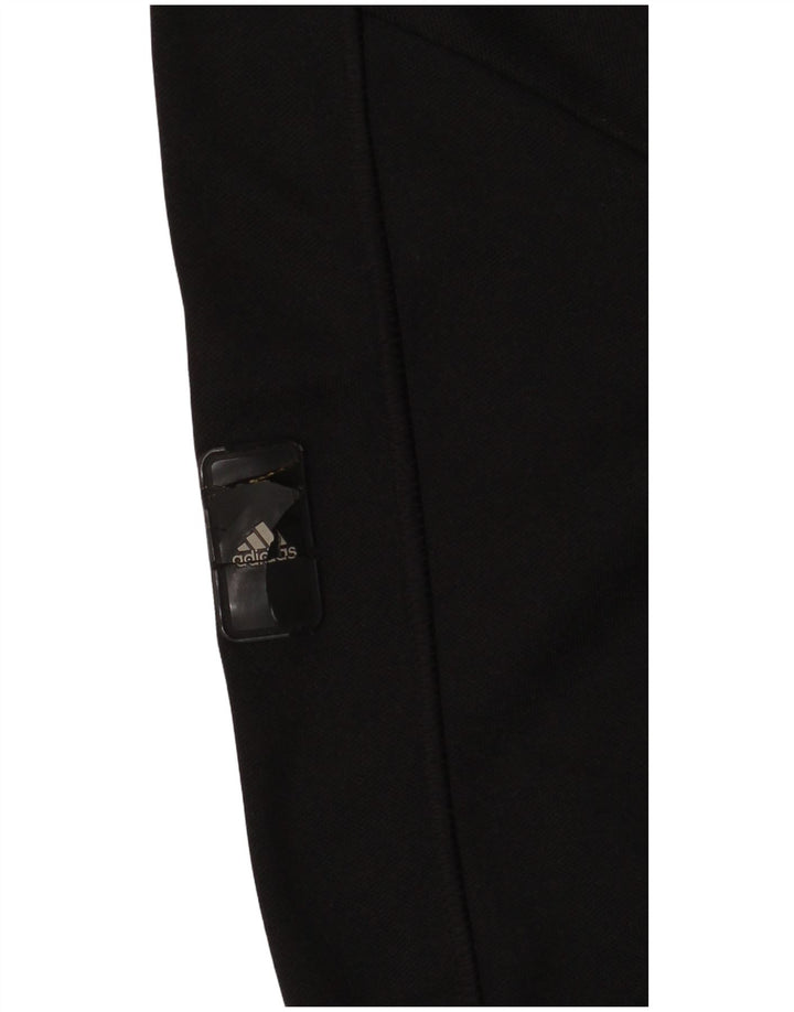 Adidas Veste de survêtement pour homme en coton noir moyen