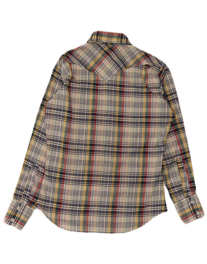 Wrangler Chemise en flanelle pour homme en coton à carreaux multicolore moyen