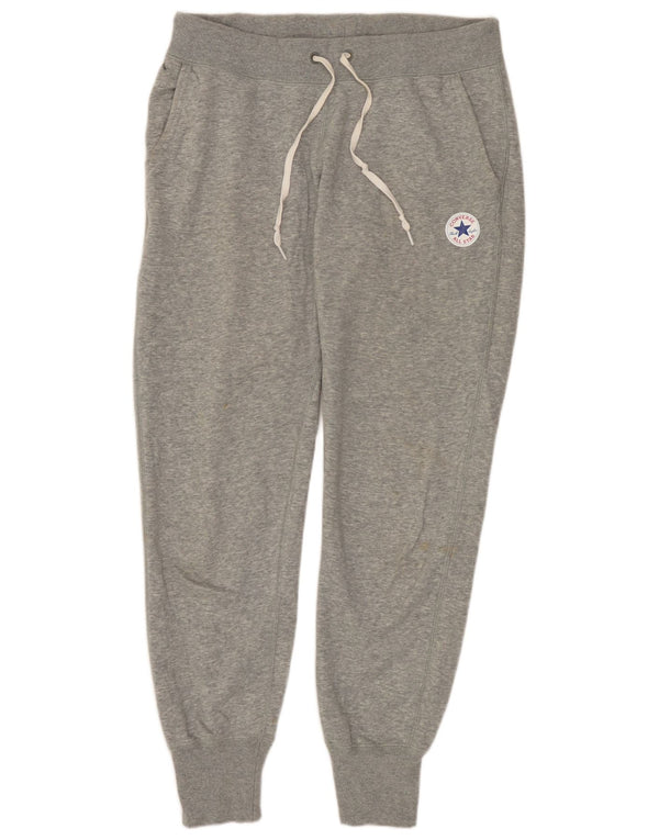 Converse Pantalon de survêtement Chuck Taylor pour femme Gris Taille 36 Petit Gris