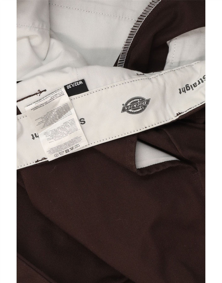 DICKIES Pantalon Chino Droit Homme W32 L30 Marron Polyester