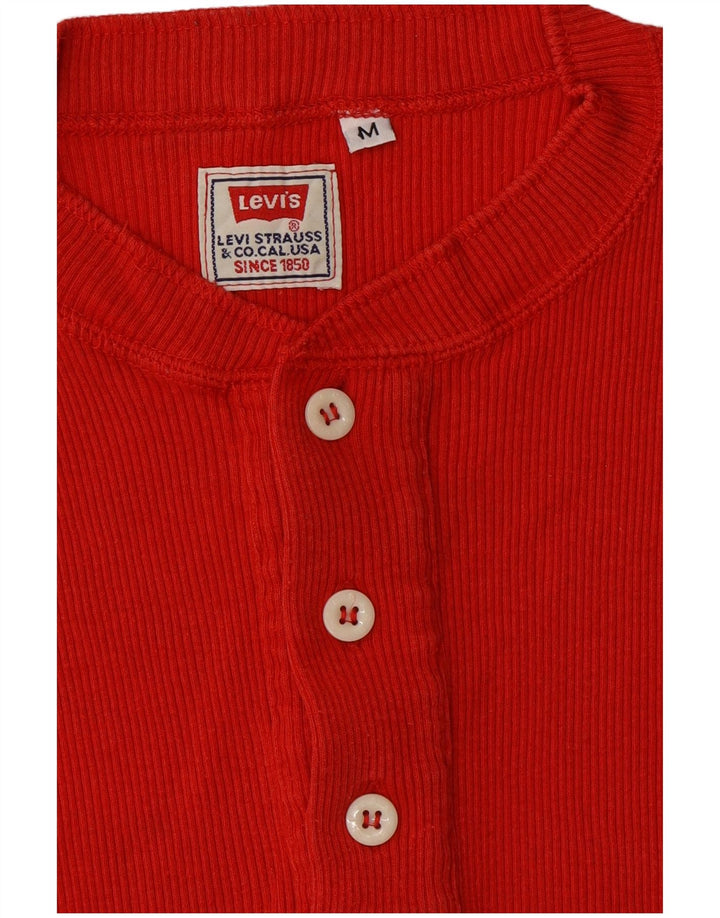 LEVI'S T-Shirt Homme Rouge Moyen Coton