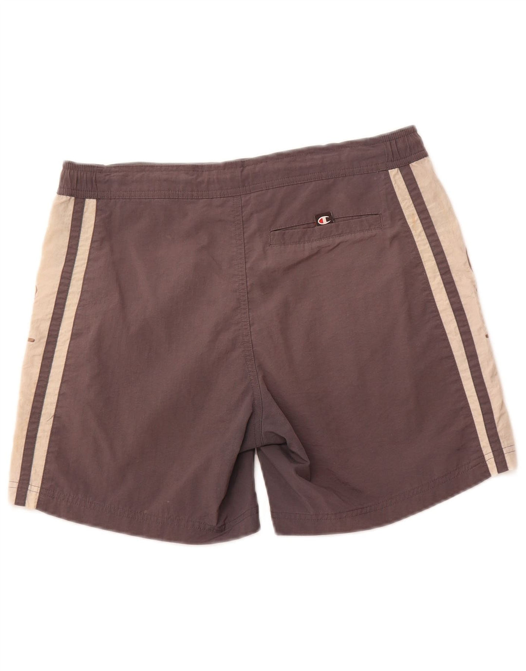 CHAMPION Short de Bain Graphique Homme Petit Gris Colorblock Polyamide