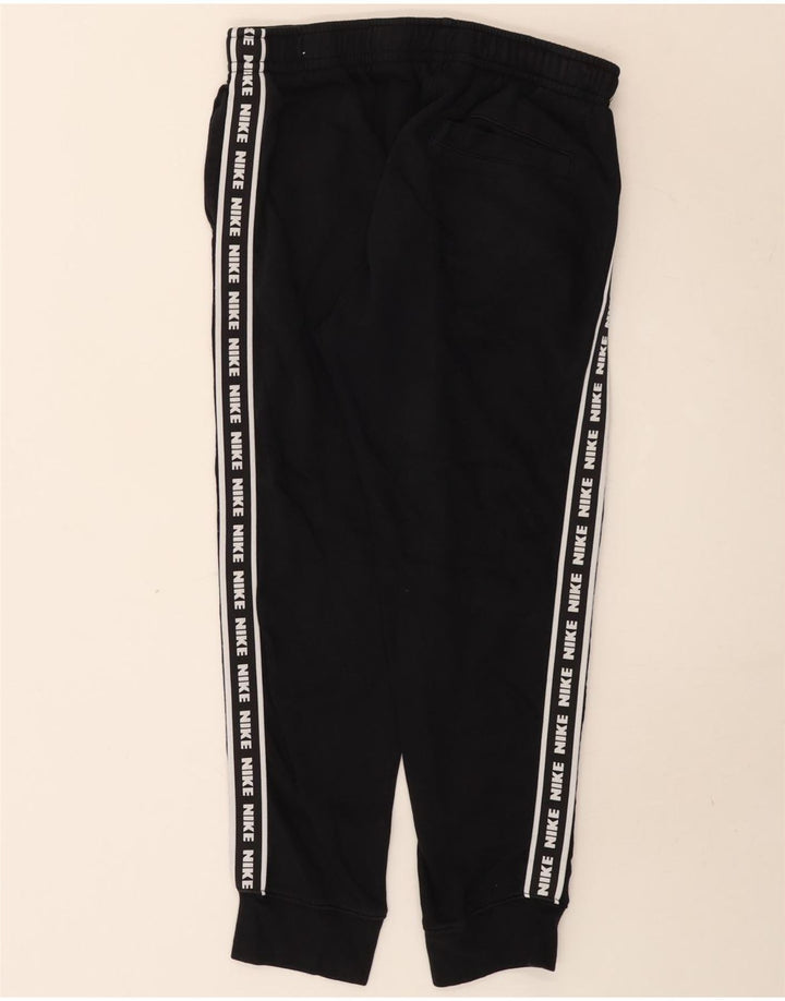 Nike Pantalon de survêtement graphique pour homme en coton noir moyen