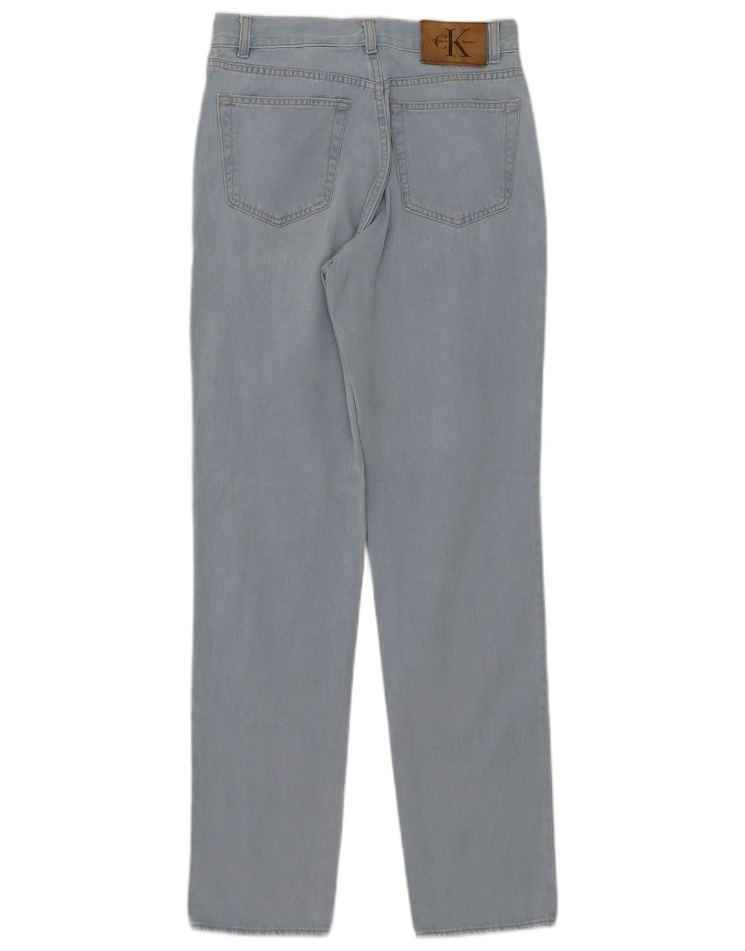 Calvin Klein Jean droit femme W30 L32 bleu coton