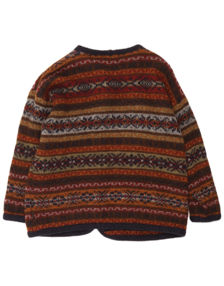 Deerberg Cardigan pour femme UK 14 Medium Multicolore Fair Isle