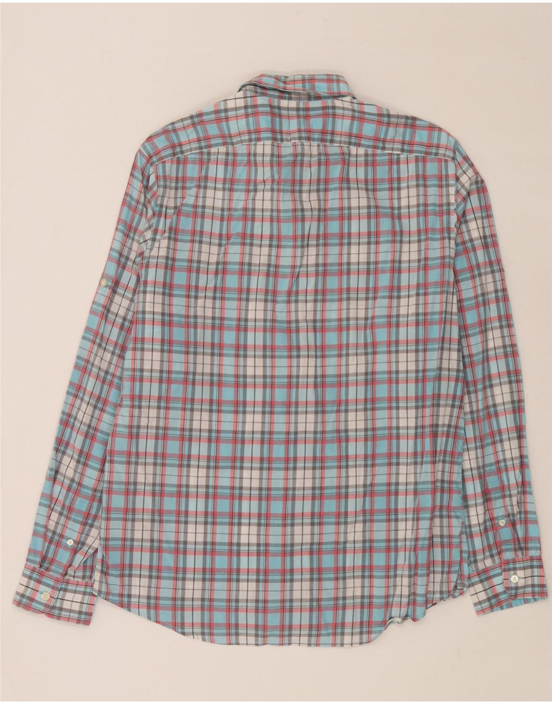 Gap Chemise Coupe Classique Homme Bleu Moyen Carreaux Coton