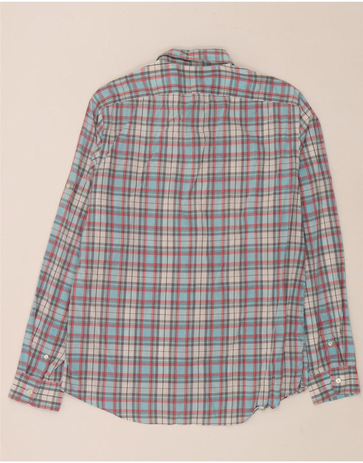 Gap Chemise Coupe Classique Homme Bleu Moyen Carreaux Coton