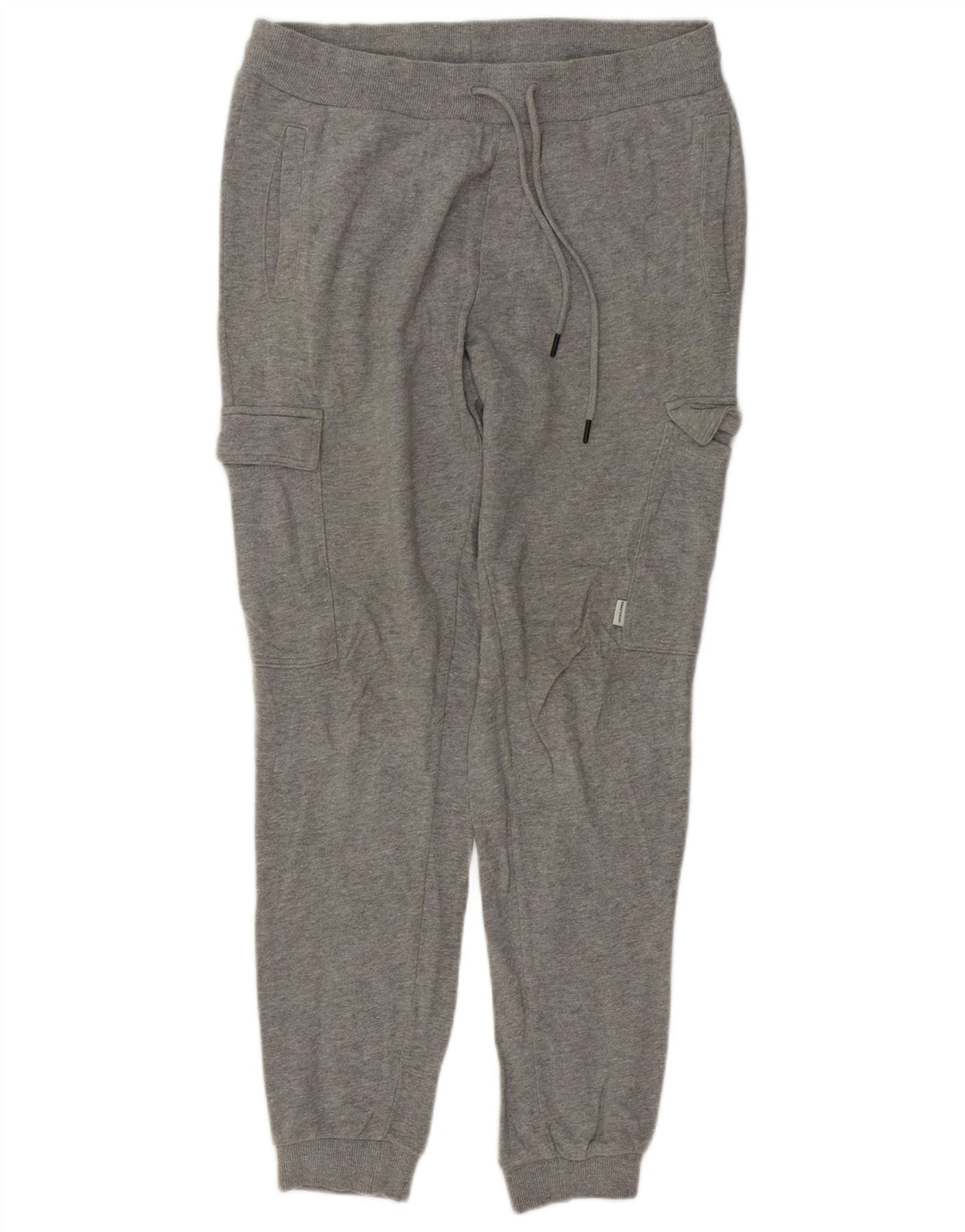 JACK & JONES Pantalon de Survêtement Cargo Homme Gris Moyen Coton