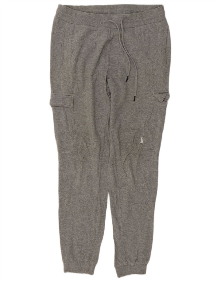JACK & JONES Pantalon de Survêtement Cargo Homme Gris Moyen Coton