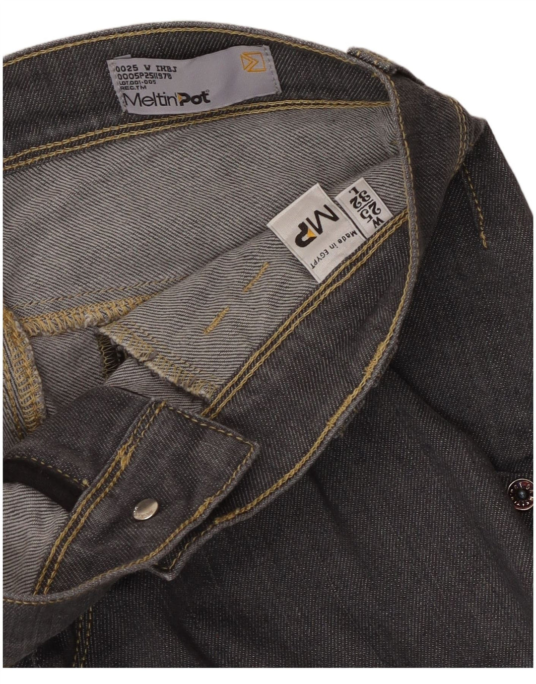 Meltin' Pot Jean Slim Femme W25 L32 Gris