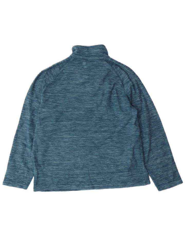 MOUNTAIN WAREHOUSE Pull polaire à col zippé pour femme UK 14 Bleu moyen moucheté