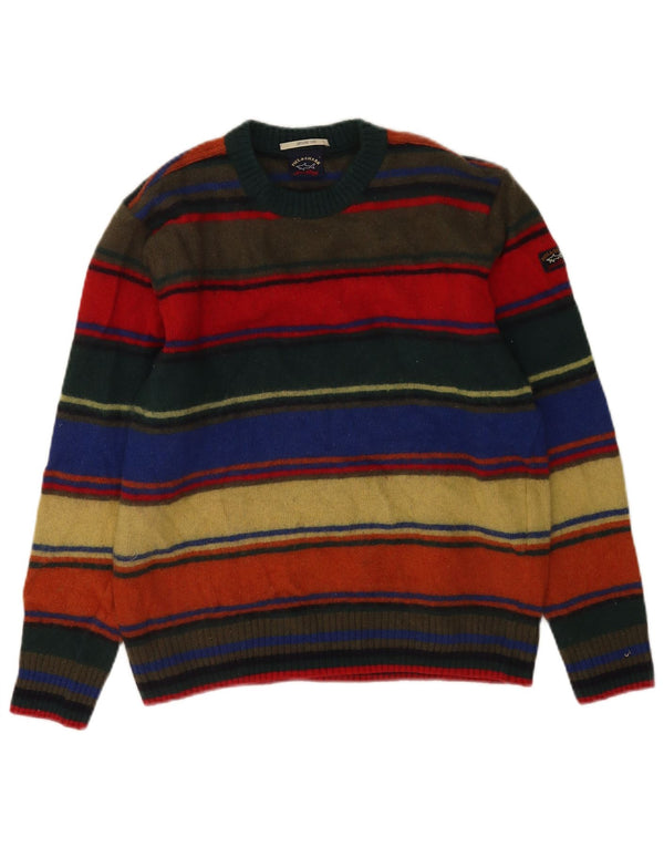 Paul & Shark Pull à col rond pour femme UK 16 Large Multicolore
