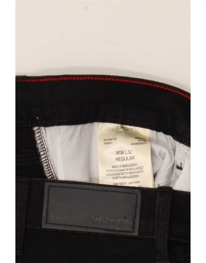 Wrangler Jean droit régulier femme W36 L32 coton noir