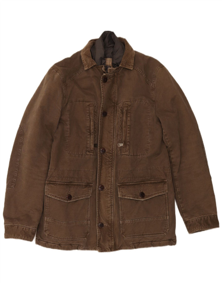 Marlboro Classics Veste utilitaire pour homme IT 48 Coton kaki moyen