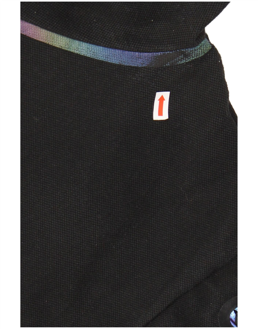 SUPERDRY Pull à capuche zippé graphique pour femme UK 12 Noir moyen Polyester