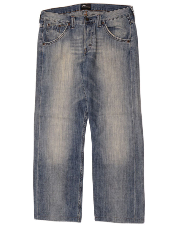 Lee Jean Droit Ripley Homme W32 L29 Bleu Coton