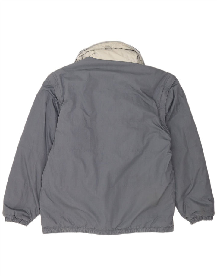 North Land Veste matelassée réversible pour homme UK 40 Large Gris Polyester