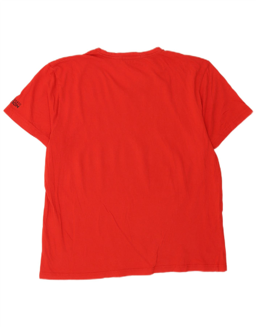 Trussardi Homme T-Shirt Graphique Top 2XL Rouge