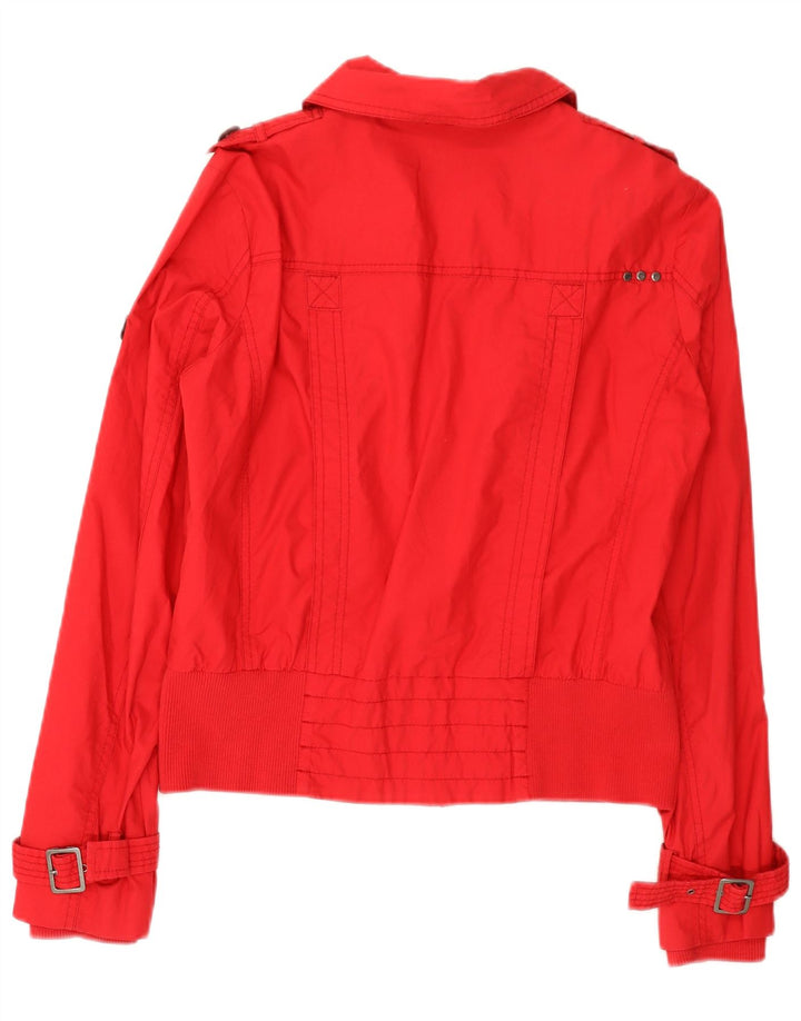 Esprit Veste militaire pour femme UK 14 Large Rouge Coton