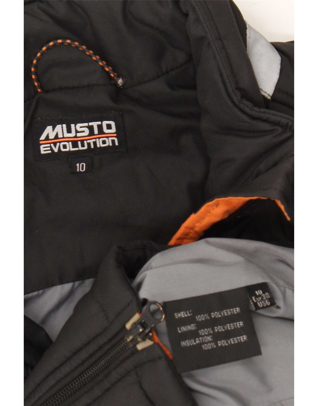 Musto Veste matelassée pour femme UK 10 Small Noir Polyester