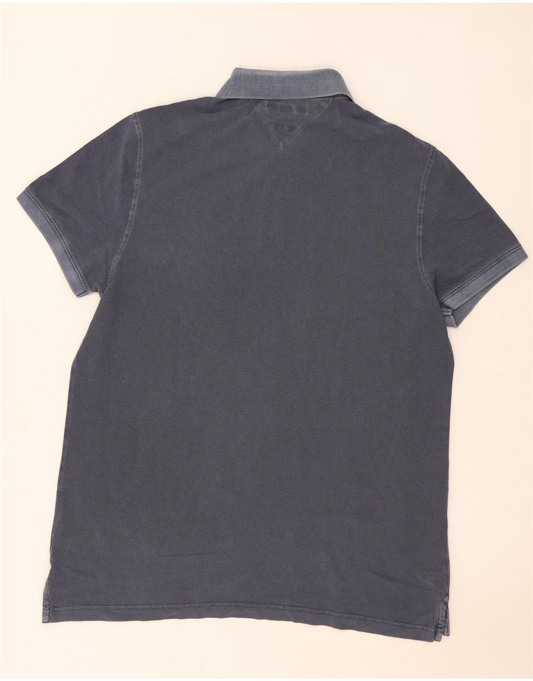 Tommy Hilfiger Polo coupe classique pour homme, grand bleu marine