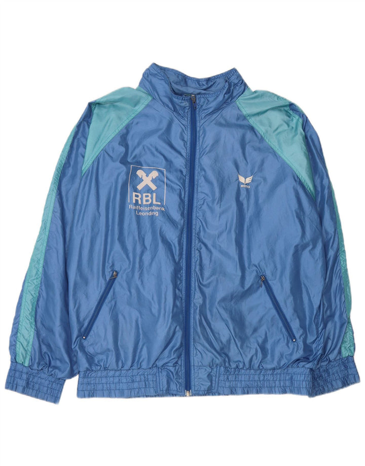 Erima Veste de Survêtement Graphique Coupe Ample Homme Bleu Moyen Colorblock