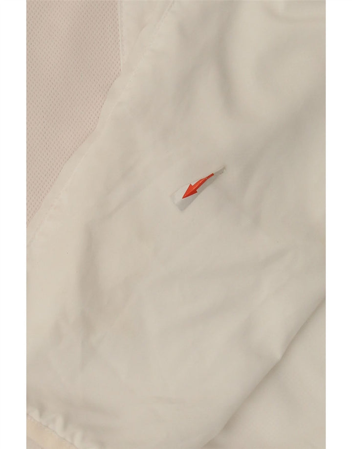 NIKE Veste de survêtement pour femme UK 14 Polyester blanc moyen