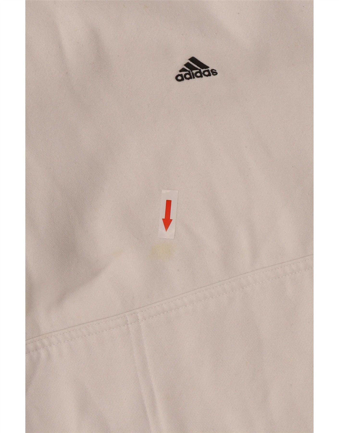 Adidas Pull à capuche pour homme en coton blanc moyen