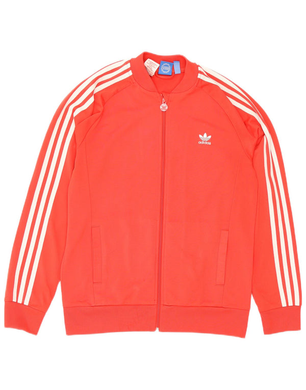 Veste de survêtement Adidas Garçon 14-15 ans Rouge Polyester
