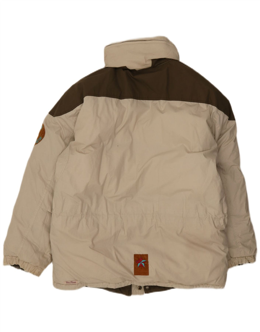 Stratos Veste matelassée réversible à capuche pour homme UK 38 Beige moyen Colourblock