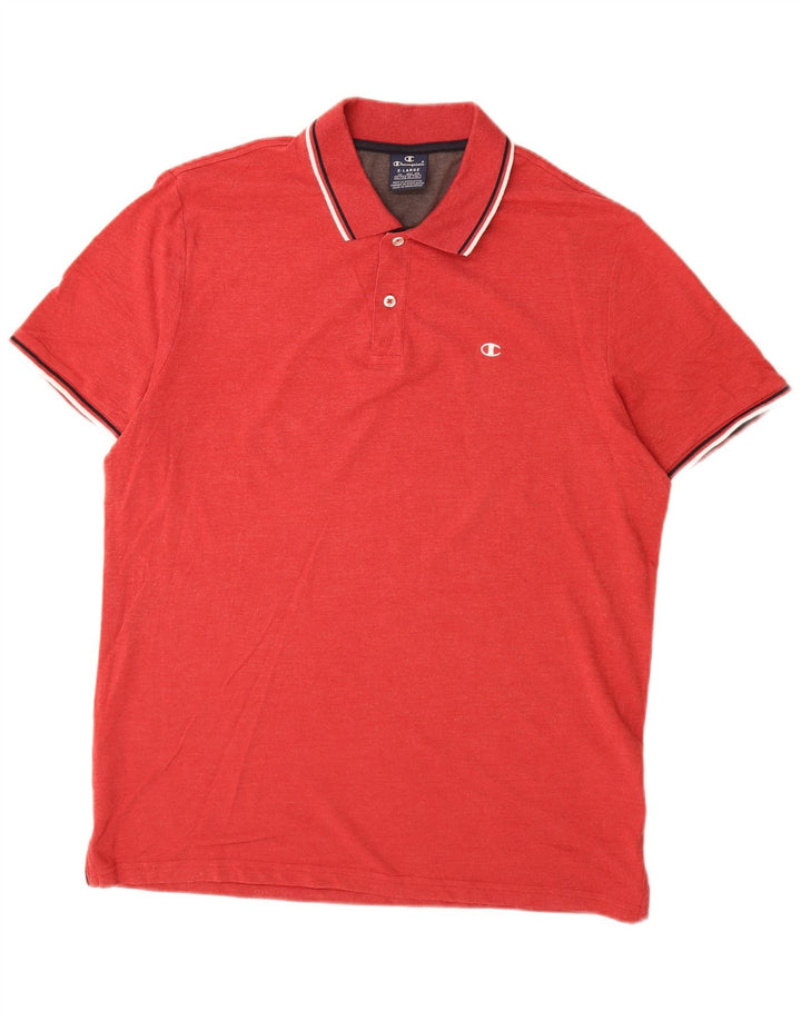 Champion Polo Homme XL Rouge Coton