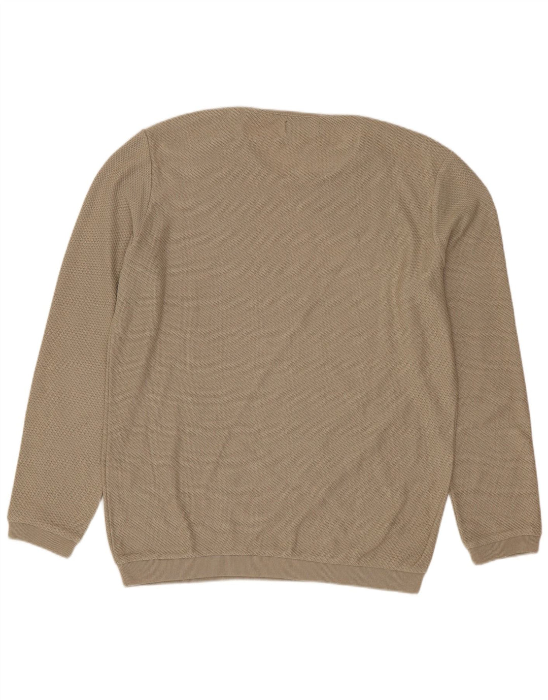 ZARA Pull à col rond pour homme en polyester beige moyen